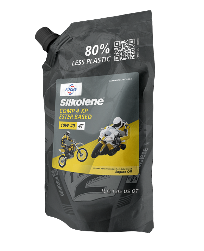 Silkolene Comp 4 10W/40 XP (1 litre) POUCH